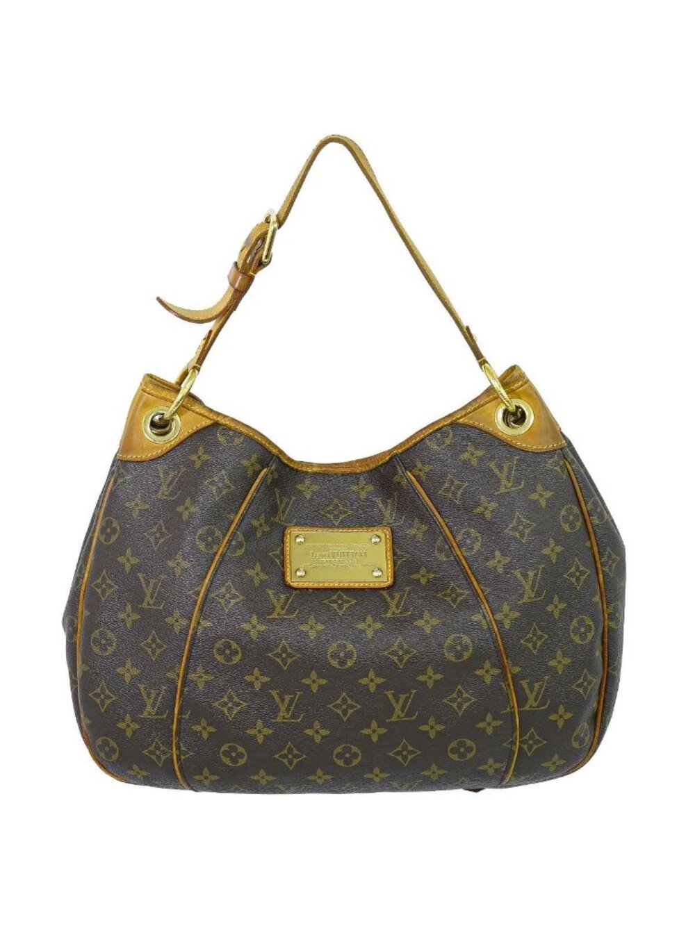 Louis Vuitton LV Galleria PM Monogram Shoulder Bag Brown